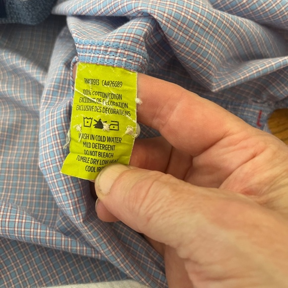 Robert Graham Men's Blue Checkered Shirt - Picture 6 of 9